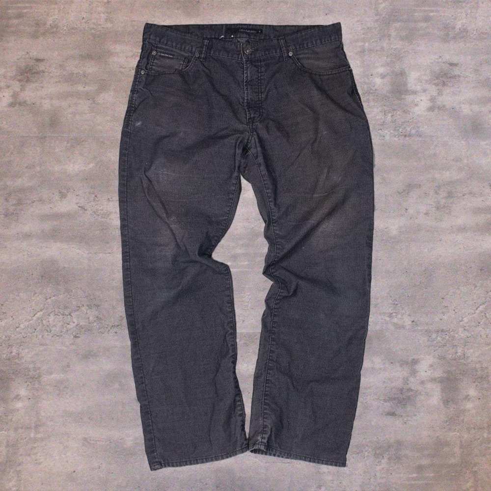 Vintage VTG Y2K 2000's Calvin Kelin Baggy Indigo Blue Washed Denim Jeans Pant's